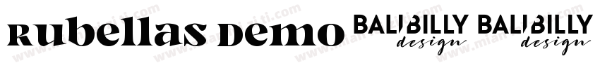 Rubellas Demo字体转换